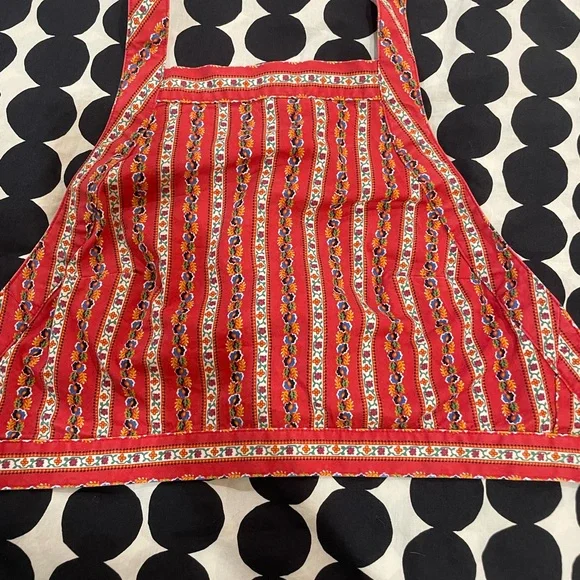 Urban Outfitters UO Brooke Apron Crossback Crop Top, Size Medium - Picture 2 of 9